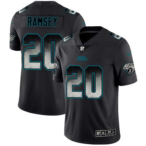 Men Jacksonville Jaguars #20 Ramsey Nike Teams Black Smoke Fashion Limited NFL Jerseys->denver broncos->NFL Jersey